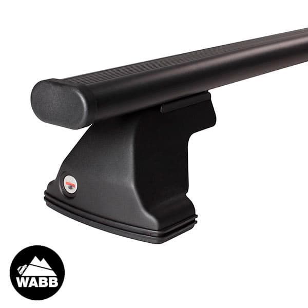 Barres de toit universelles WABB Freedom Acier pour Toyota Auris II 5 portes 50Kg Toyota Auris II