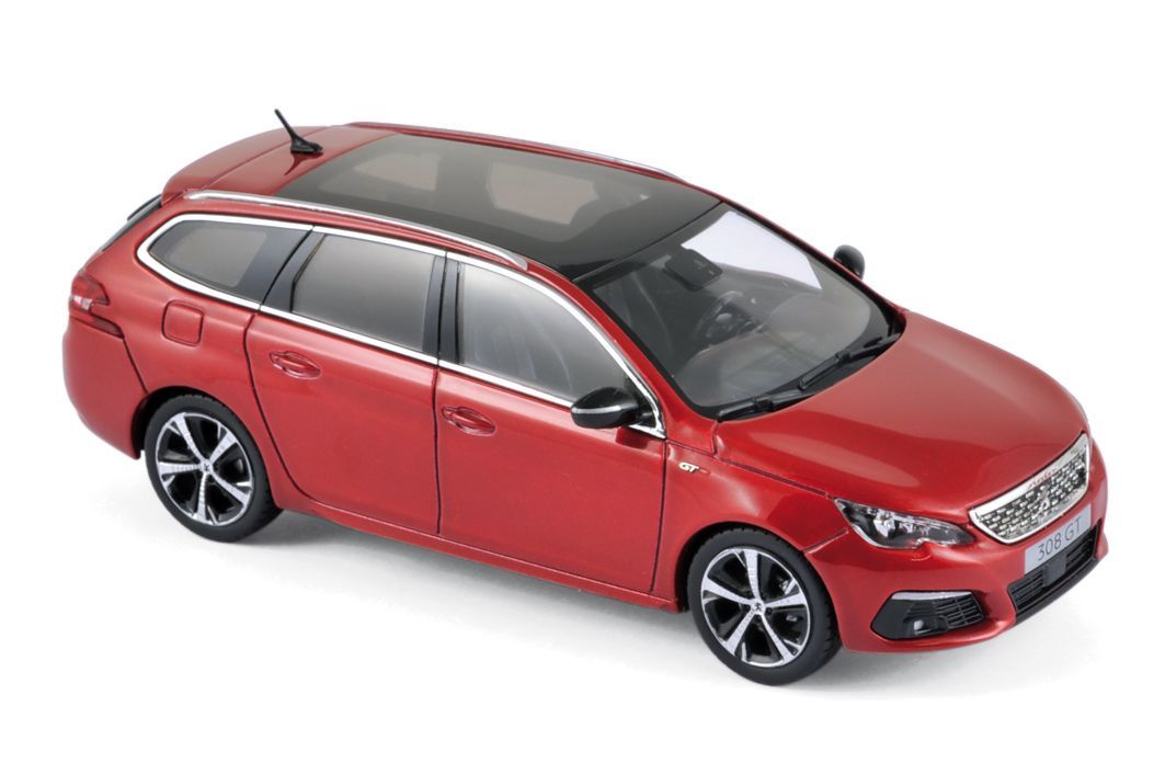Peugeot 308 SW GT rouge ultime - Boitage Peugeot 2017 1/43 Norev