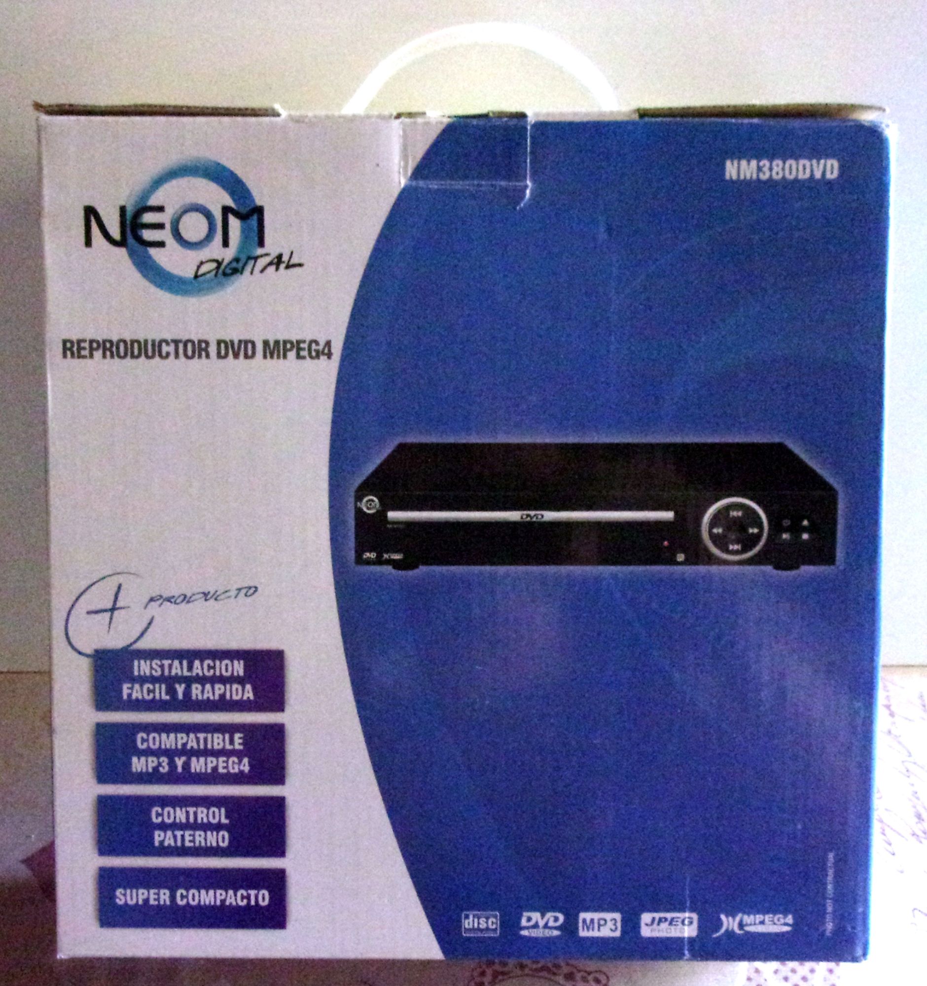 LECTEUR DVD MPEG4 - NM380DVD - NEOM DIGITAL