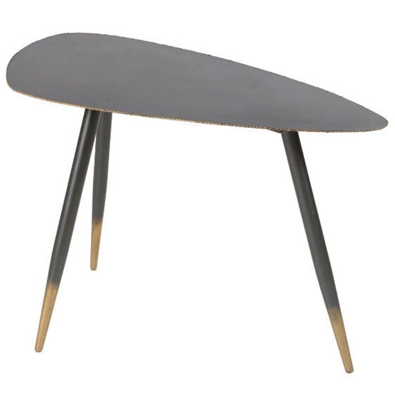 Table Basse Design en Métal Noir 80 Ricci KosyForm