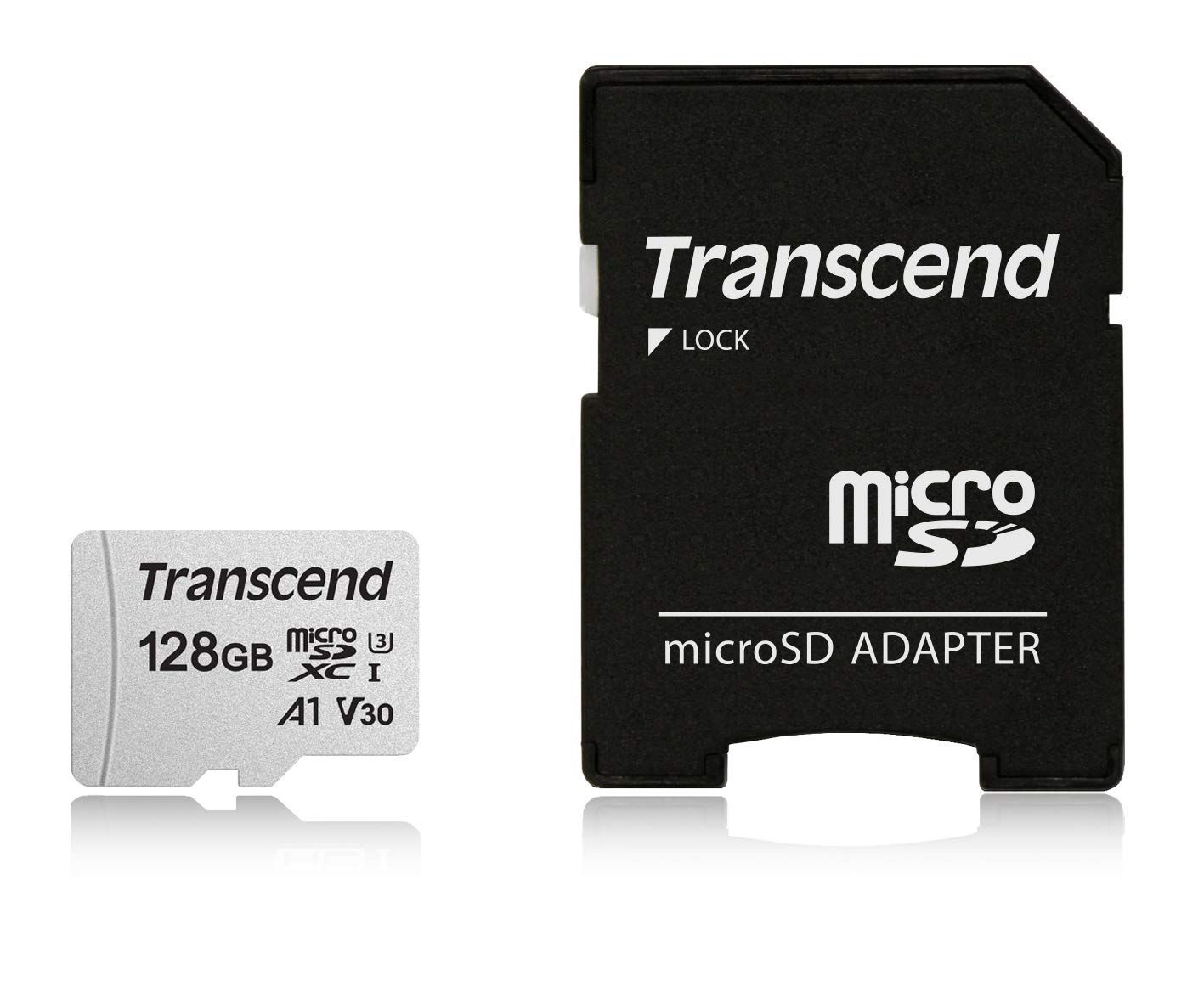 Transcend TS128GUSD300S-AE Carte Micro SD Class 10 128 Go