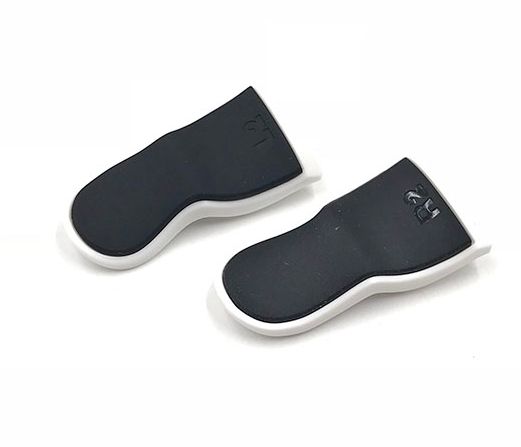 Caoutchouc plastique Bent L2 R2 Extended Triggers Boutons pour PlayStation 4 PS4 Contrôleur de jeu Trigger Extender, Noir