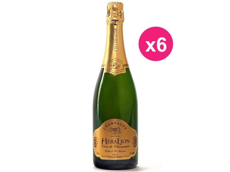 Champagne HeraLion Eclat d'Or Réserve Brut (Carton de 6)