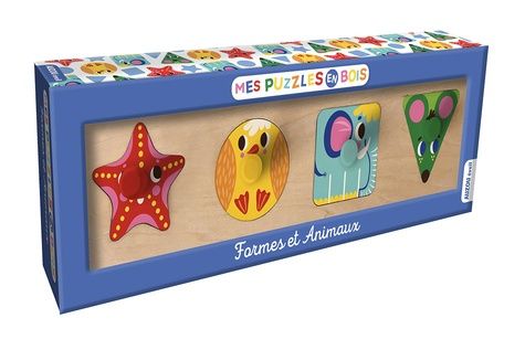 Formes Et Animaux - Mon Puzzle En Bois