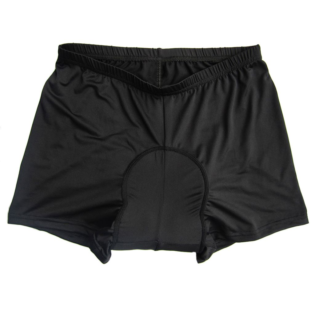 Homme Vélo Cuissard Caleçon Short Rembourré de Coussinet Silicone Confortable Respirant et Absorbant