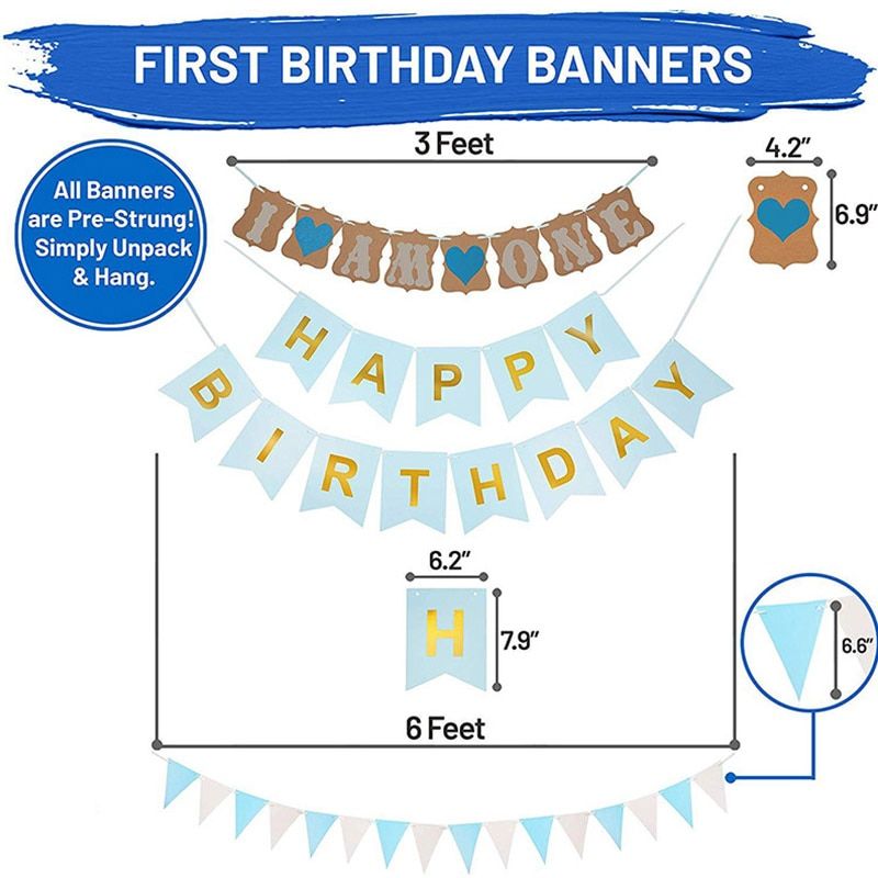 DeCorations De Fête Pour Enfants BeBe 1 An Anniversaire Ensemble De Ballon