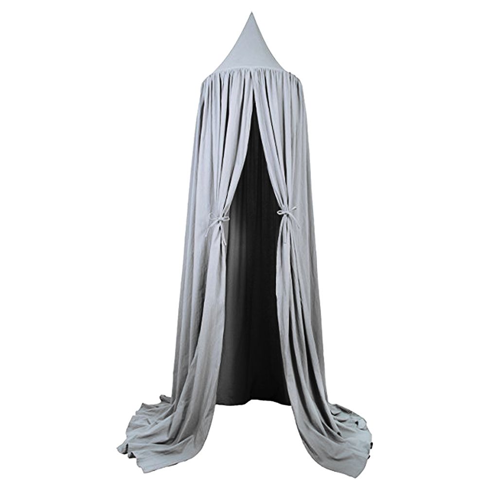 Moustiquaire de Lit Bébé Accessoire de Literie pour Lits Bébé Contre Insectes, Moustiques Style 1-Gris