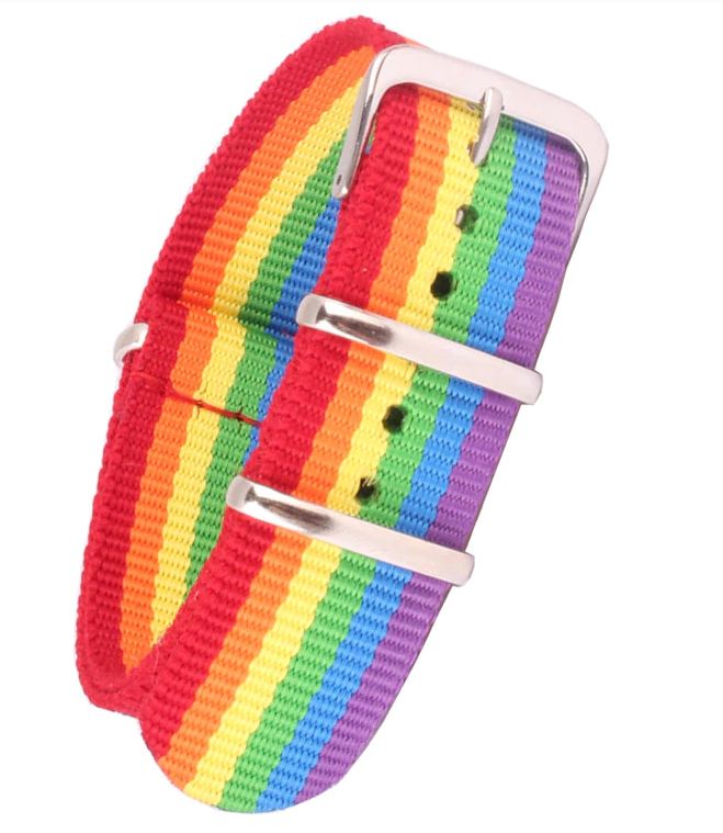 Bracelet Nylon Nato Rainbow 20mm
