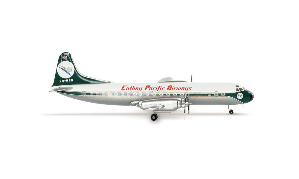 Lockheed L-188A Electra Cathay Pacific 1/400 Herpa