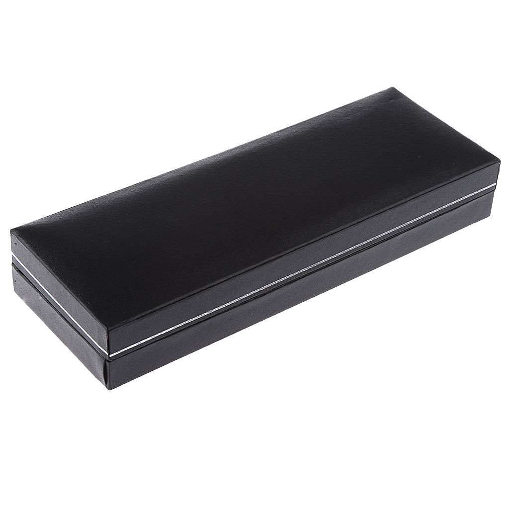 Étui Présentoir à Stylo Plume de Luxe en Cuir PU Boîte de Stockage Organisateur Bureau Coffret de Cadeau Enfants Gris