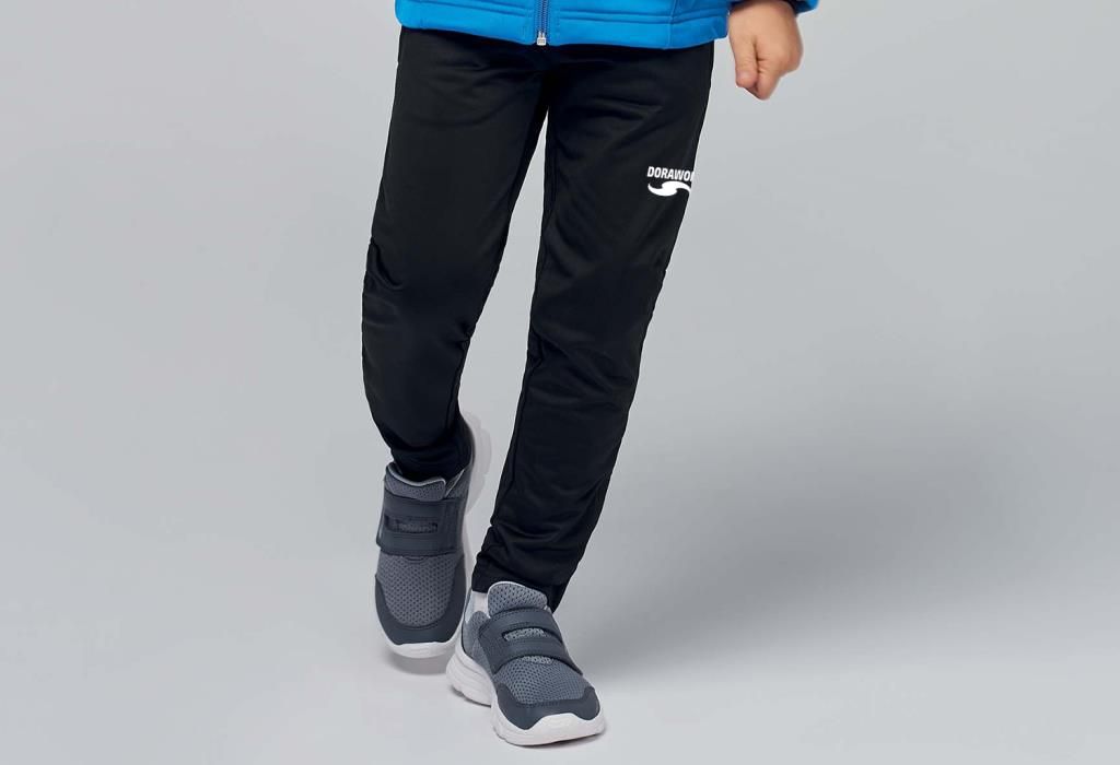 DORAWON, Pantalon de jogging CLUB JR taille 6/8 ans, noir