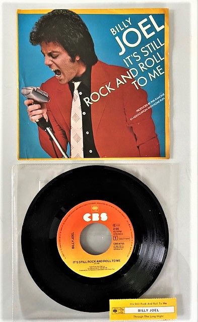 BILLY JOEL"It's still Rock and Roll to me" 45T Import 1980 + Etiquette JUKEBOX M/M