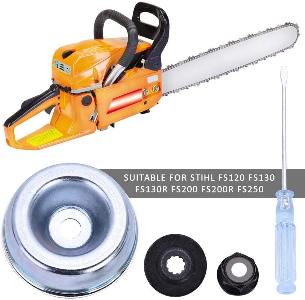 Kit de fixation de lame métallique pour STIHL FS120 FS130 FS130R FS200 FS200R FS250(135g,4pcs)