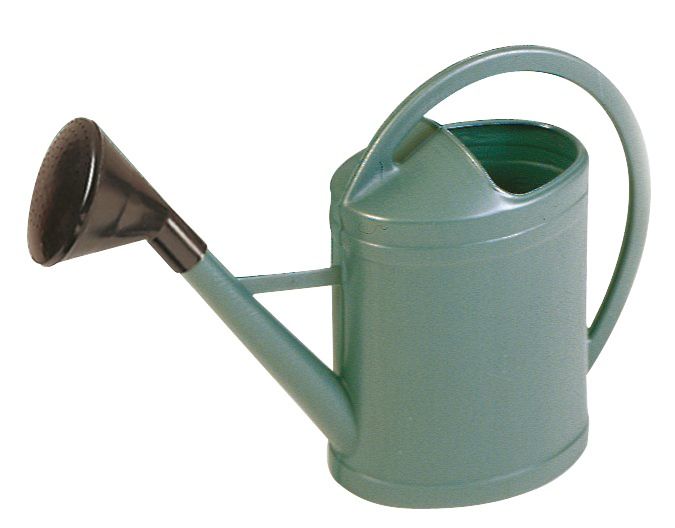 Arrosoir Parisien plastique Eda - Ovale + pomme - Vert - 14 l