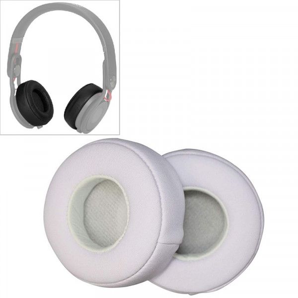 Coussinets Mousse 2 PCS pour Beats Studio Mixr casque couverture en cuir de protection éponge cache-oreilles blanc