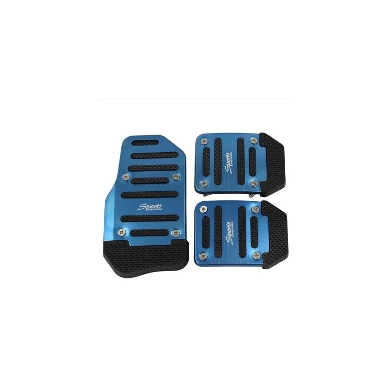Pédale universelle anti-dérapante de voiture bleue