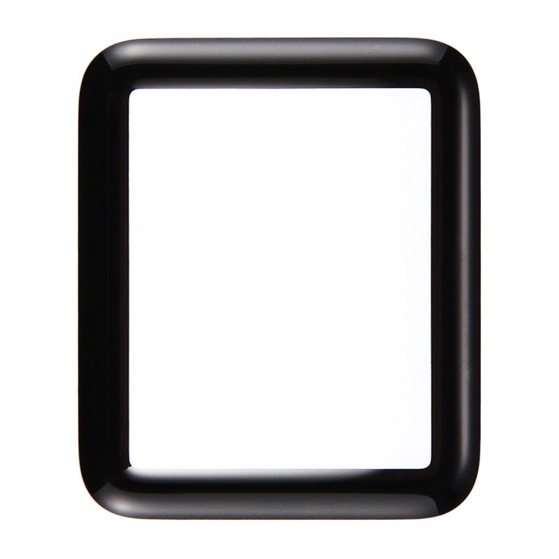 Pour Apple Watch Série 1 noir 42mm Front Screen Verre Extérieur pièce détachée