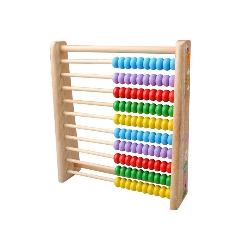 Jouet en bois Jouets en enfants Math Abacus en apprentissage éducation préscolaire