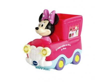 VTech Disney - Tut Tut Bolides Rose - Le Magi Camion des delices de Minnie - Jouet Bebe Fille 1-3 ans
