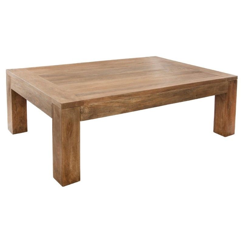 Table Basse en Bois "Ajmal" 130cm Naturel