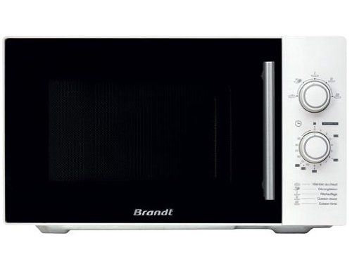 Brandt SM2602W Four à Micro Ondes Classique Pose Libre 26 L 900 W Blanc et Noir