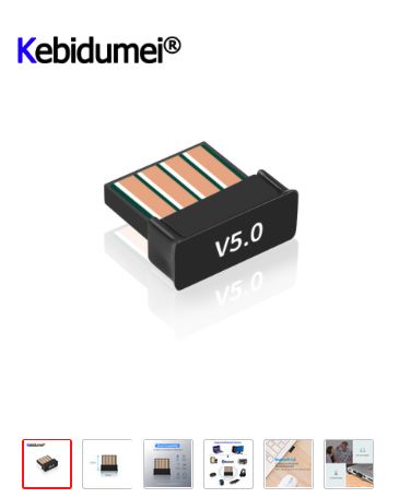Bluetooth 5.0 dongle USB Mac / Pc