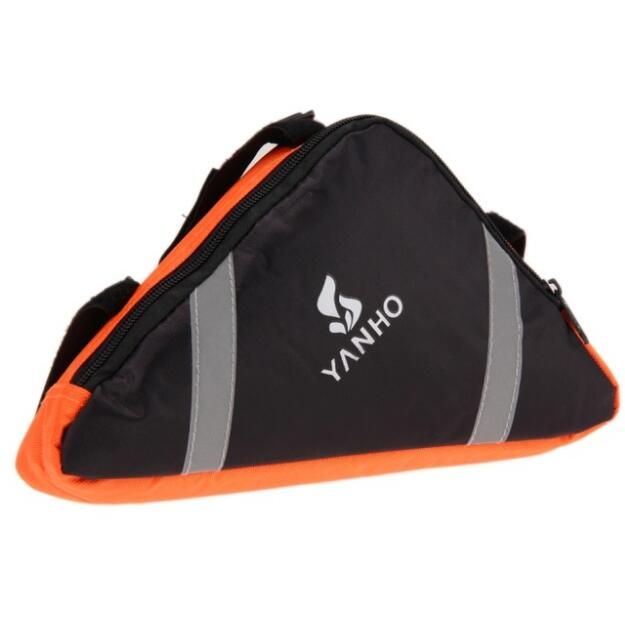 Pochette triangulaire pour bicyclette, sac en Tube réfléchissant pour bicyclette, sac à sacoche d - Modèle: Orange M - HTBBZXCBA16514