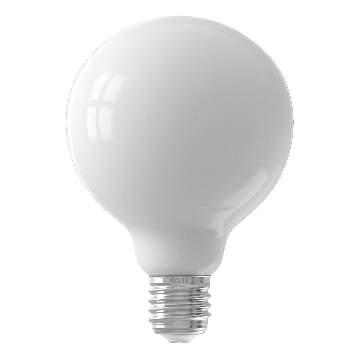 Ampoule LED E27 GLOBE en verre opale blanc Ø9.5cm