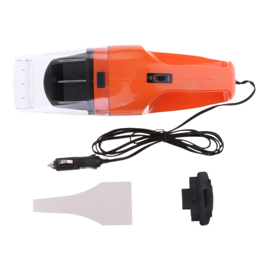 Voiture Aspirateur Cleaner 12V Orange Portable Sec en Plein Pour Bateau