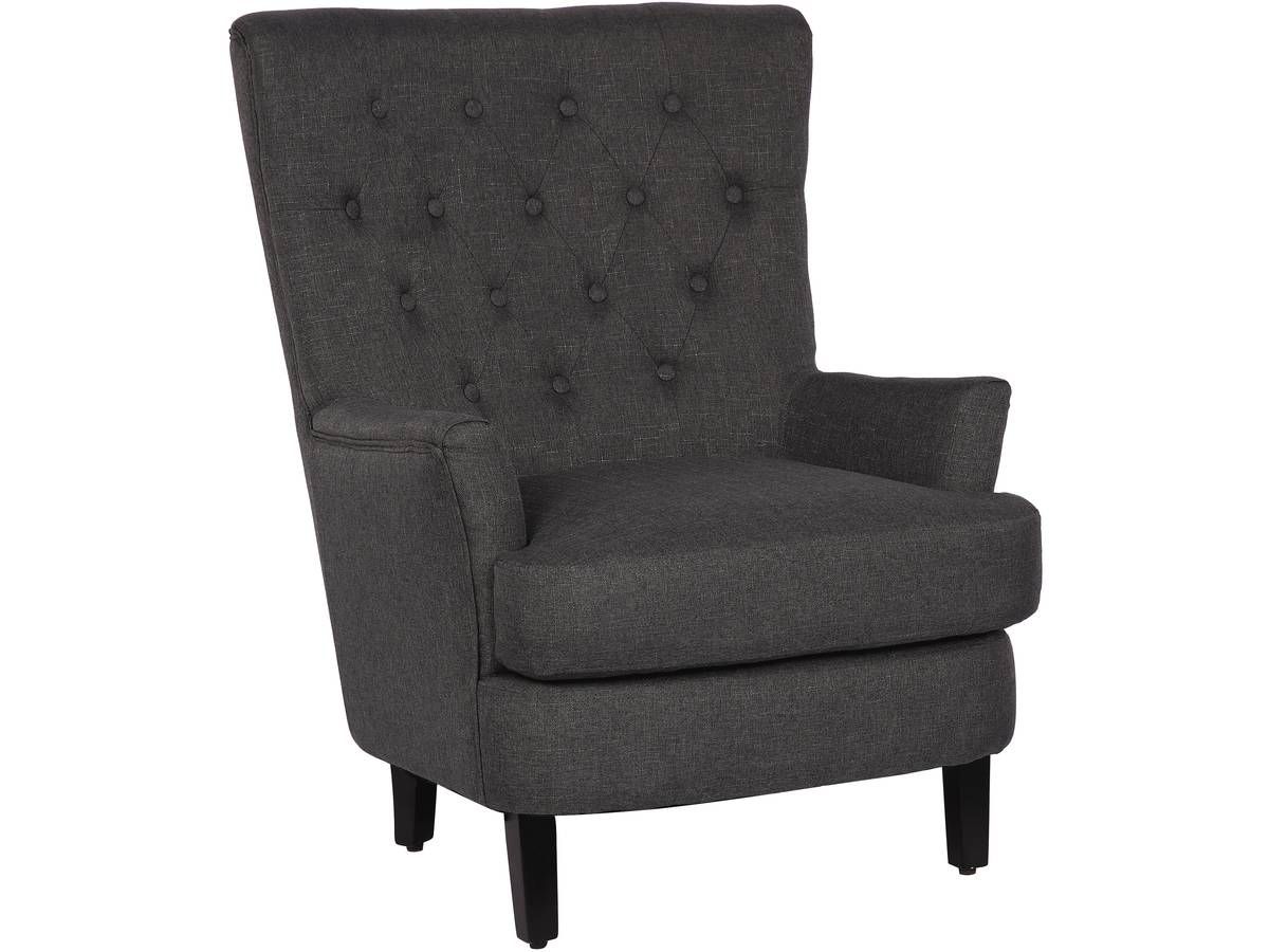 Fauteuil "Arhus" - 1 place - Gris foncé