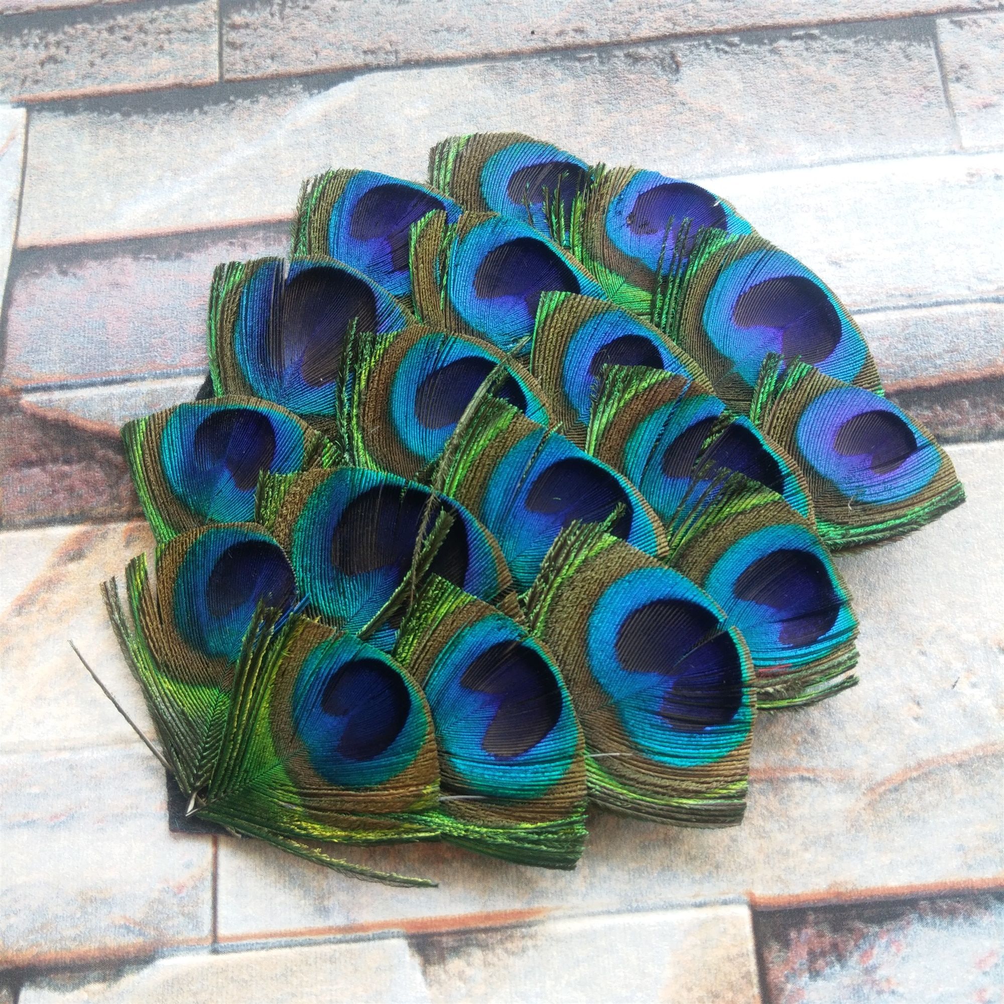 Vente chaude! En gros 1 pièces/lot belle plumes de paon naturel tampons mode plume cheveux fleur décoration accessoires