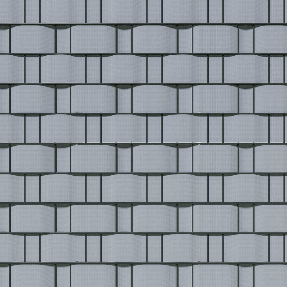 Brise vue brise vent film anti regards clôture paravent PVC gris 70 m Helloshop26 2208212