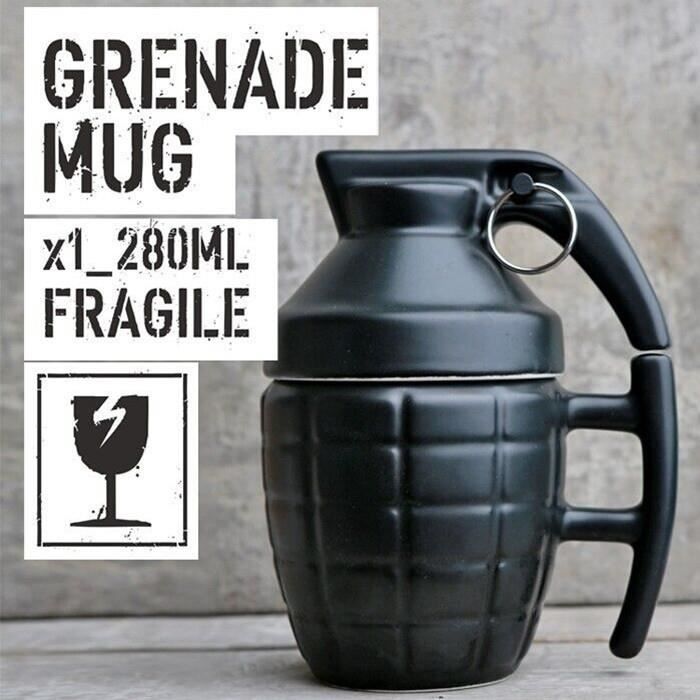 Creative Coupe Céramique Grenade tasse avec couvercle café tasse de thé drôle Cadeau