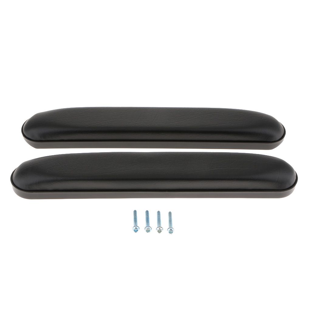 Paire Coussins Pour Fauteuil Roulant PU noir