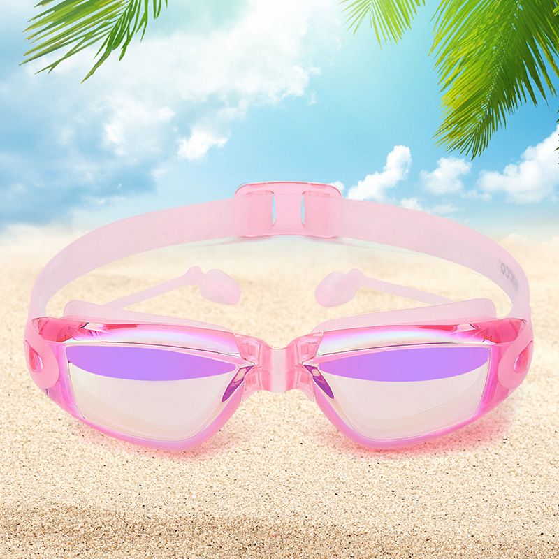 3-15 ans enfants lunettes garçons/filles joint grand cadre lunettes de natation couleurs imper - Modèle: Plating pink - HTBYYJA12968