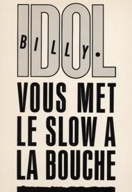 Billy Idol Maxi 45t promo france