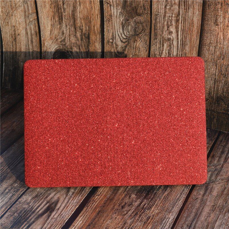 Marbre fleur motif ordinateur portable étui clavier couverture pour nouveau MacBook Pro 13 2019 2020 Air 13.3 15 pouces Retina Touch Bar A2251 A1932 - Type Red-Pro 13 Touch Bar