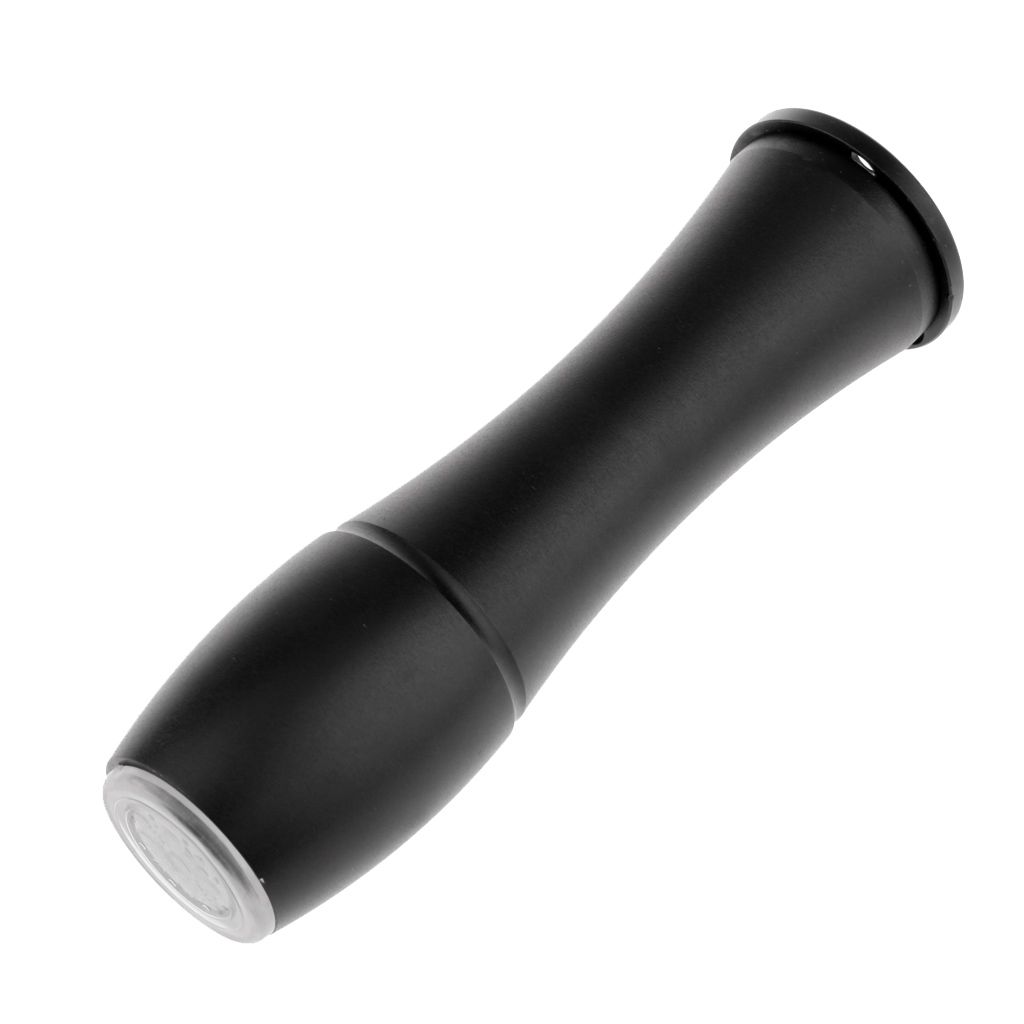 Pieds de Meuble en Alliage d'Aluminium Forme en Vase Fin Adjustable Anti-Humide Antidérapage Maison Noir