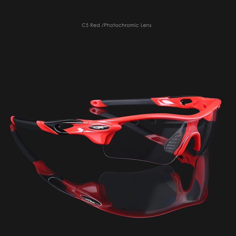 KDEAM lunettes de soleil polarisées confort et Performance Lunettes de sport monture TR90 matériaux, lunettes Protection contre les impacts KD666 - Type C5