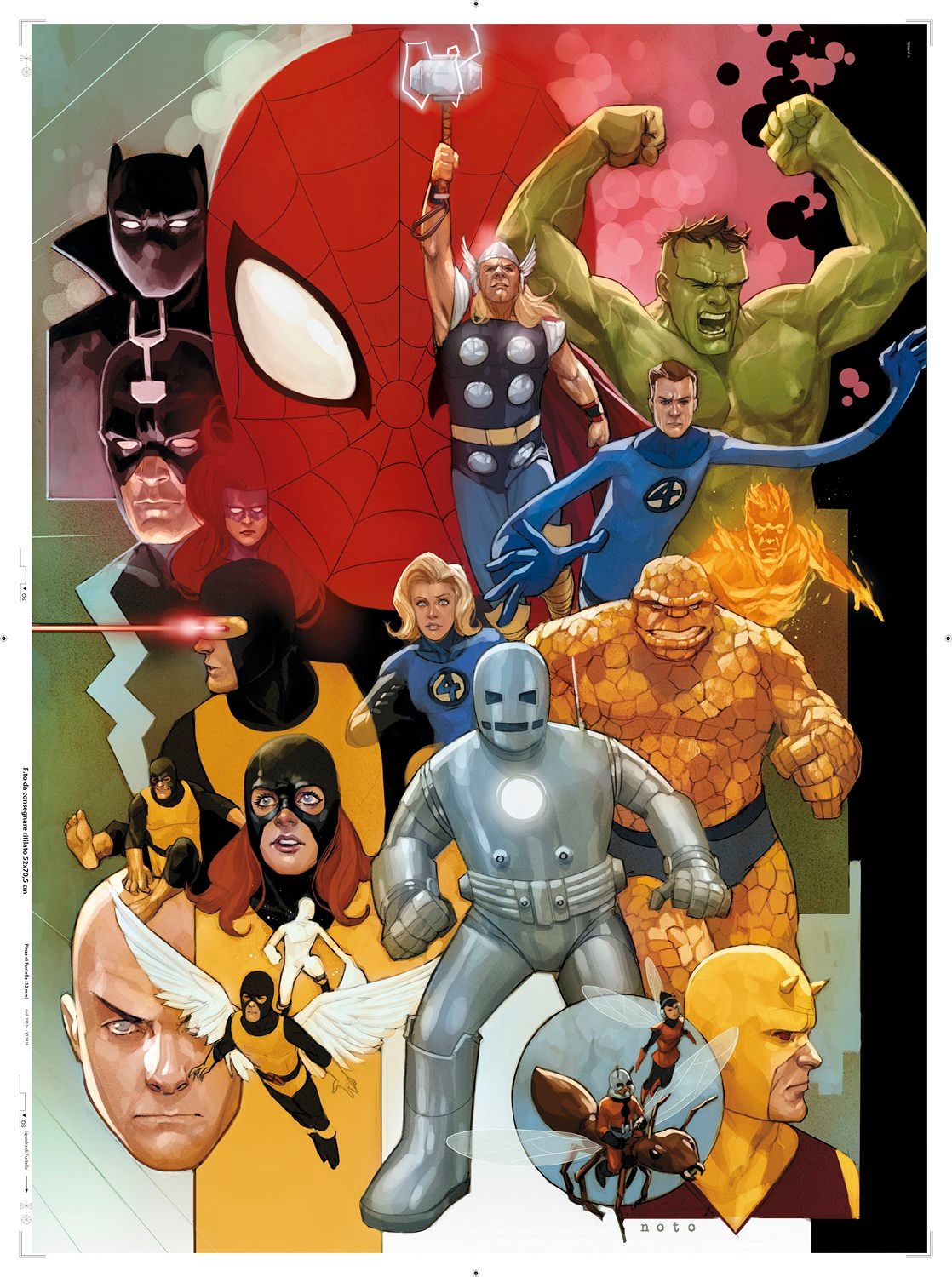 PUZZLE ADULTE High Quality 1000 pièces - Marvel 80