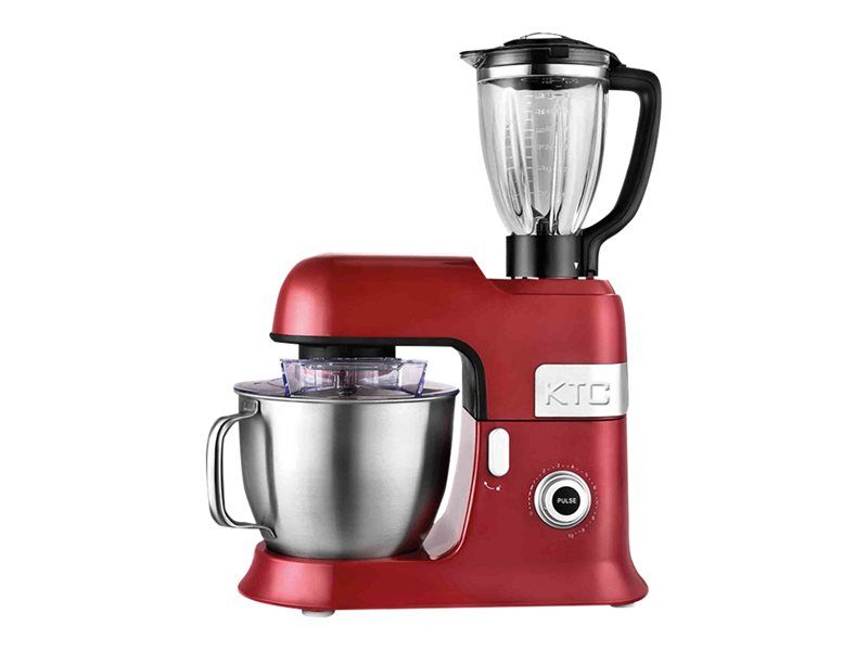 KitchenCook EXPERT XL - Robot pâtissier - 1300 Watt - rouge