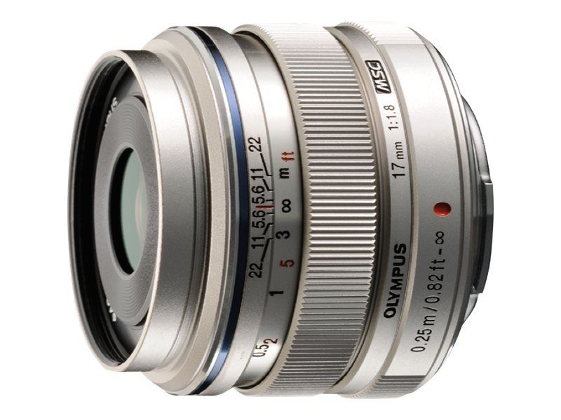 Objectif Olympus M.Zuiko Digital - Fonction Grand angle - 17 mm - f/1.8 - Micro Four Thirds - pour OM-D E-M10 Mark IIIS; PEN E-PL5, E-PM2