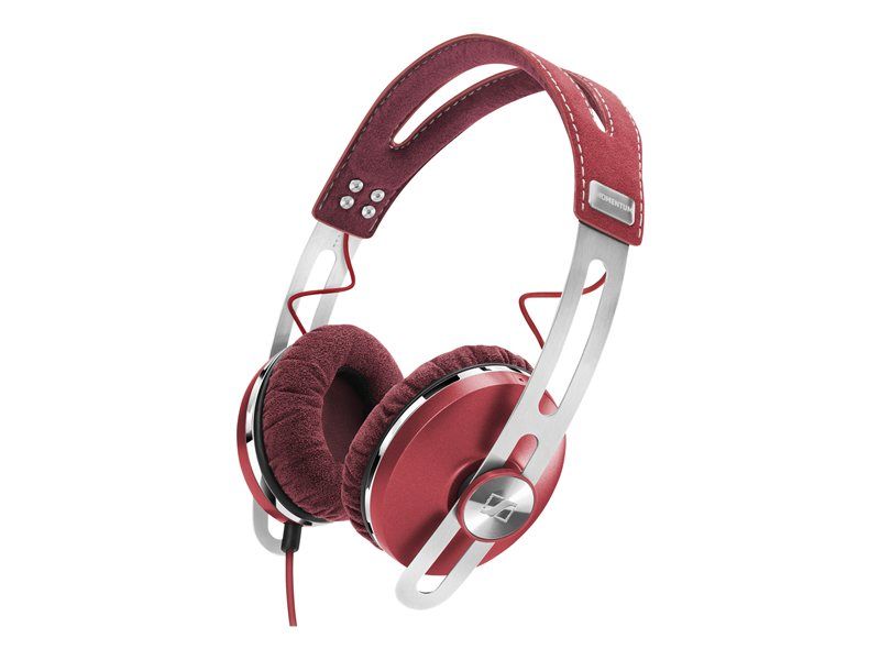 Sennheiser MOMENTUM On-Ear - Écouteurs avec micro - circum-aural - filaire - jack 3,5mm - rouge