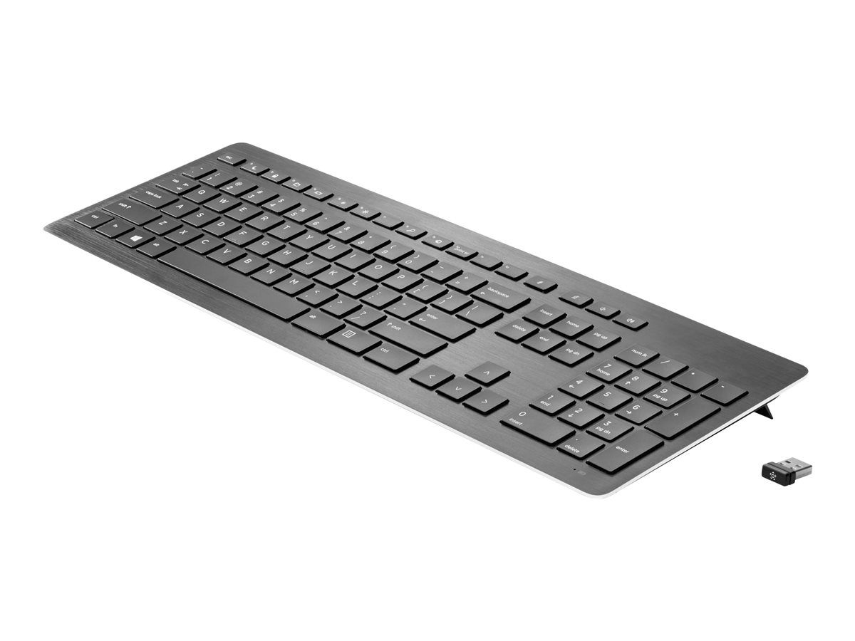 HP Premium - Clavier - sans fil - 2.4 GHz - Français - aluminium anodisé taillé - pour EliteBook 835 G8, 835 G9, 845 G8, 845 G9, 855 G8, 865 G9; EliteBook x360; EliteDesk 80X G8