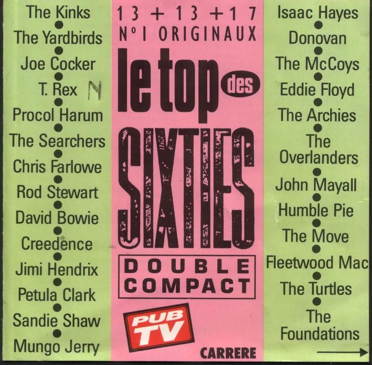 pub TV : Le top des Sixties