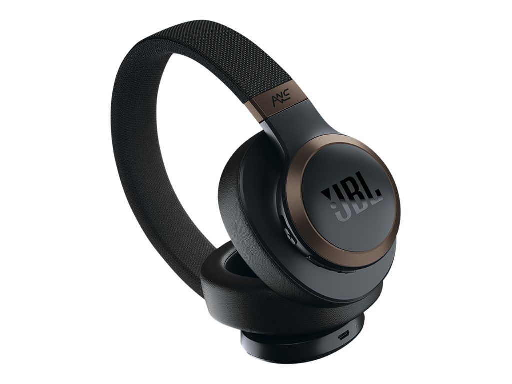 JBL LIVE 650BTNC - Écouteurs avec micro - circum-aural - Bluetooth - sans fil - Suppresseur de bruit actif - noir