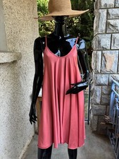 Robe évasée couleur vieux rose