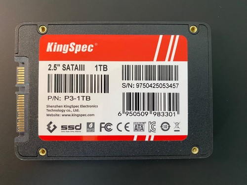 Ssd kingspec 1tb sata - 2.5",