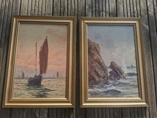 Peinture sur bois marine