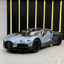 Voiture Miniature 1:24 Métal – Lumière & Son – Bugatti Style – Jouet / Modèle